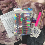 Holographic Ombre Press on Nails