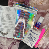 Faith Glitter Press On Nails