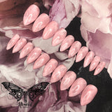 Rose Quartz Inspired Press On Nails