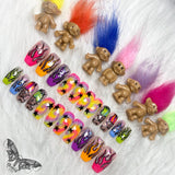 Hand Painted Trolls Press on Nails